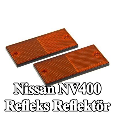 XL Yapışkan filmli refleks reflektör, sabitleme malzemesi içermez — Nissan Nv400