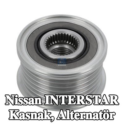DT Spare Parts Kasnak, alternatör — Nissan Interstar