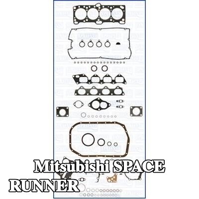 AJUSA مجموعة حشيات كاملة, محرك مزود بحشية رأس الأسطوانة, مع أختام ساق الصمام, FIBERMAX — 1997 Mitsubishi Space Runner
