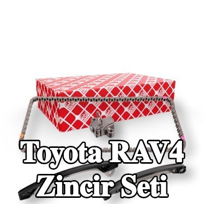 FEBI BILSTEIN Zincir gergisi içeren zamanlama zinciri kiti, kızak raylı — 2012 Toyota Rav4