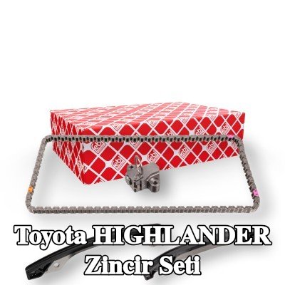 FEBI BILSTEIN Zincir gergisi içeren zamanlama zinciri kiti, kızak raylı — 2002 Toyota Highlander