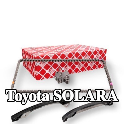 FEBI BILSTEIN طقم سلسلة التوقيت مع شداد السلسلة, مع سكك انزلاقية — Toyota Solara
