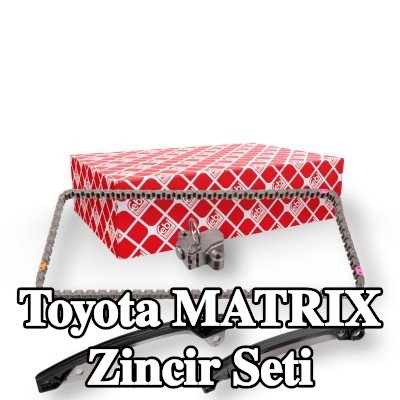 FEBI BILSTEIN Zincir gergisi içeren zamanlama zinciri kiti, kızak raylı — Toyota Matrix