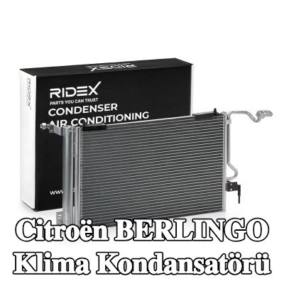 RIDEX Kurutucusuz klima kondansatörü — 1997 Citroën Berlingo