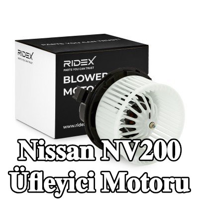 RIDEX Üfleyici motoru 12V, entegre regülatörsüz — 2010 Nissan Nv200