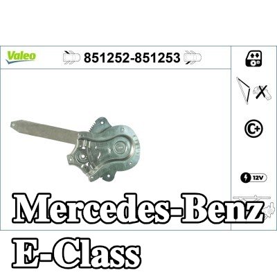 VALEO مُحرك نافذة خلفي أيمن, كهربائي, بدون محرك كهربائي — Mercedes-Benz E-Class