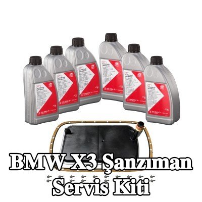 FEBI BILSTEIN Conta/sızdırmazlık elemanlı şanzıman servis kiti, yağ tahliye tapalı, cıvata/vida ile — 2003 BMW X3