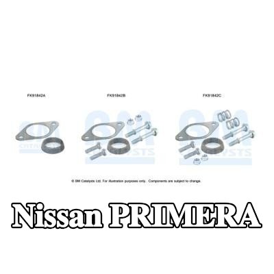 BM CATALYSTS مجموعة تركيب المحول الحفاز — Nissan Primera