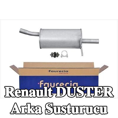 HELLA Arka susturucu Arka, montaj parçaları ile — 2012 Renault Duster
