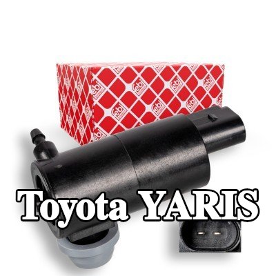 FEBI BILSTEIN مضخة غسيل الزجاج الأمامي 12V, مع حلقة مانعة للتسرب — 2012 Toyota Yaris
