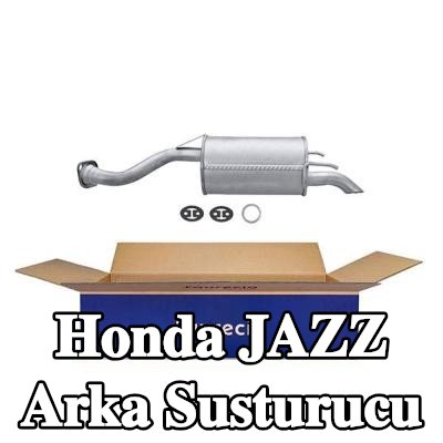 HELLA Arka susturucu Arka, montaj parçaları ile — 2002 Honda Jazz