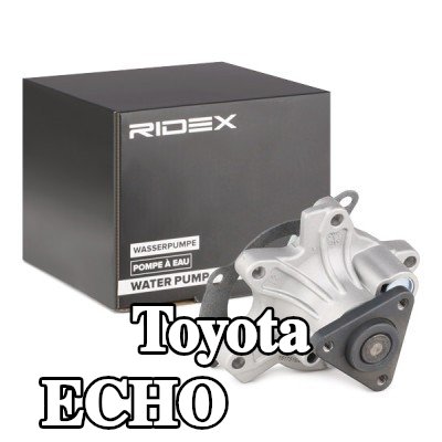 RIDEX مضخة مياه مع شفة, مع حشية/مانع تسرب — Toyota Echo