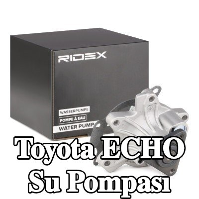 RIDEX Flanşlı su pompası, contalı/sızdırmaz — Toyota Echo