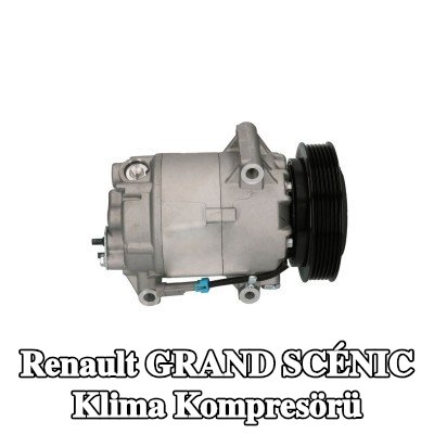 BOSCH Montaj kılavuzu ile klima kompresörü, conta halkası ile — 2004 Renault Grand Scénic