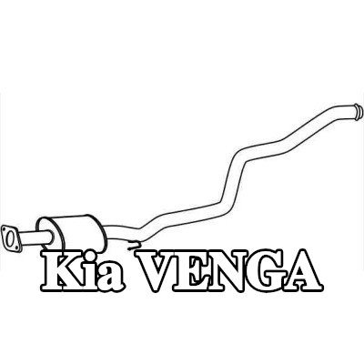VEGAZ كاتم الصوت الأمامي — Kia Venga