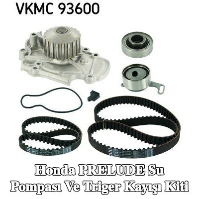 SKF Su pompası ve triger kayışı kiti contalar/sızdırmazlık elemanları ile — Honda Prelude