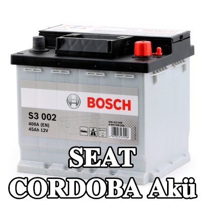 BOSCH Akü S3, 002 — SEAT Cordoba