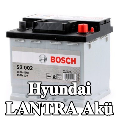 BOSCH Akü S3, 002 — Hyundai Lantra