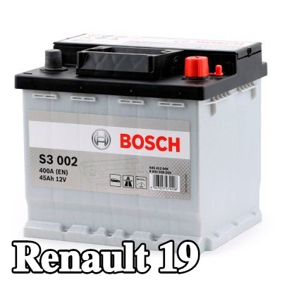 BOSCH بطارية S3, 002 — Renault 19
