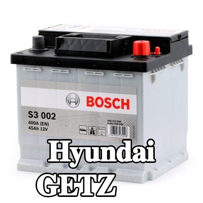 BOSCH بطارية S3, 002 — Hyundai Getz