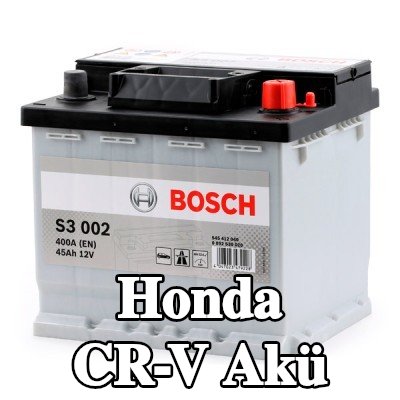 BOSCH Akü S3, 002 — 2011 Honda Cr-v