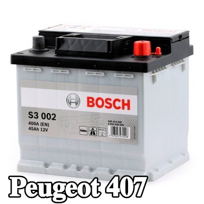 BOSCH بطارية S3, 002 — 2004 Peugeot 407