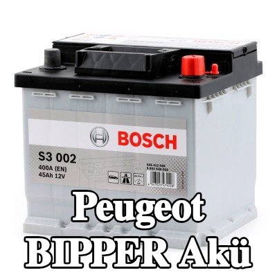 BOSCH Akü S3, 002 — 2008 Peugeot Bipper