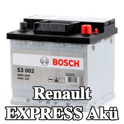 BOSCH Akü S3, 002 — Renault Express