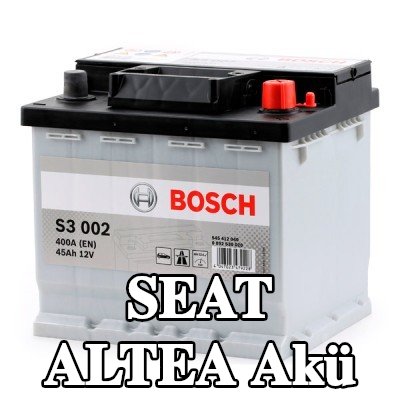BOSCH Akü S3, 002 — SEAT Altea