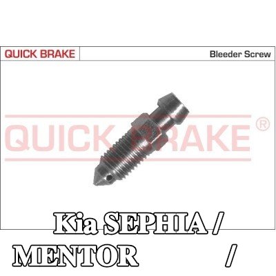 QUICK BRAKE برغي/صمام التهوية — Kia Sephia / Mentor