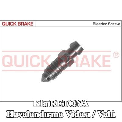 QUICK BRAKE Havalandırma vidası / valfi — Kia Retona