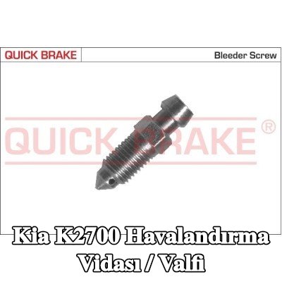 QUICK BRAKE Havalandırma vidası / valfi — 2000 Kia K2700