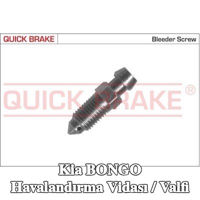 QUICK BRAKE Havalandırma vidası / valfi — Kia Bongo