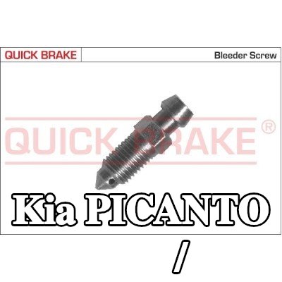 QUICK BRAKE برغي/صمام التهوية — Kia Picanto