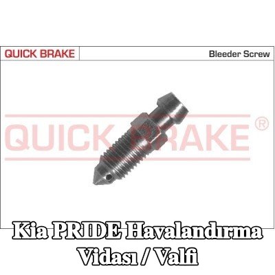QUICK BRAKE Havalandırma vidası / valfi — Kia Pride