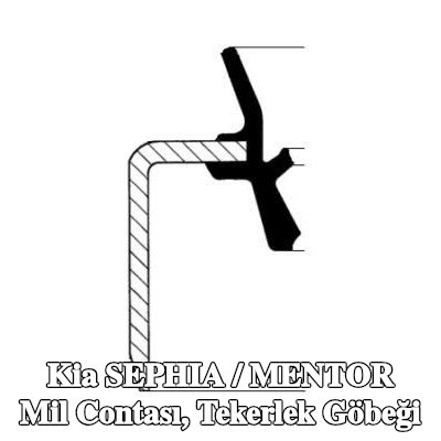 CORTECO Mil contası, tekerlek göbeği — Kia Sephia / Mentor