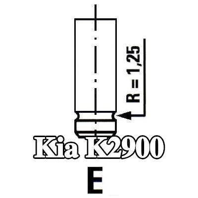 IPSA صمام العادم — Kia K2900