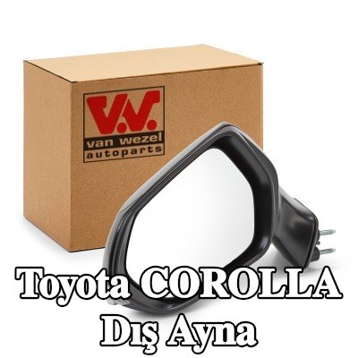 VAN WEZEL Sol yan ayna — Toyota Corolla