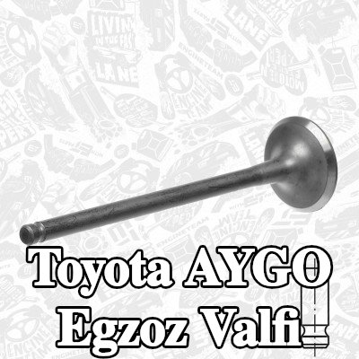 ET ENGINETEAM Egzoz valfi, egzoz tarafı, Nitrürlenmiş valf gövdesi — Toyota Aygo