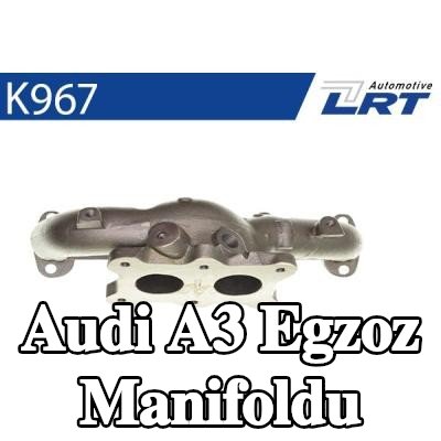 LRT Montaj parçaları ile egzoz manifoldu — Audi A3