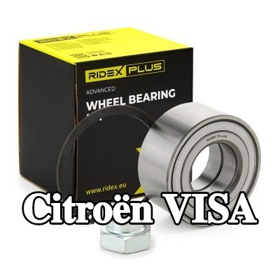 RIDEX PLUS طقم محامل العجلات للمحور الأمامي كلا الجانبين — Citroën Visa