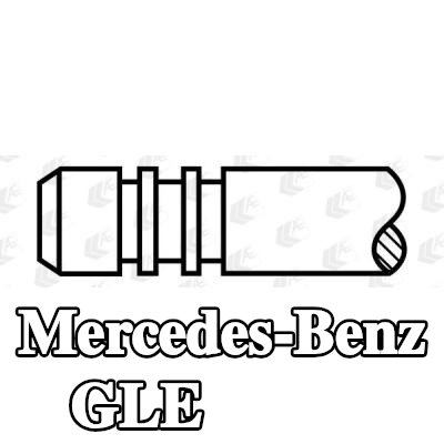 AE صمام السحب ساق الصمام المطلي بالكروم, طرف ساق الصمام المقوى — 2019 Mercedes-Benz Gle