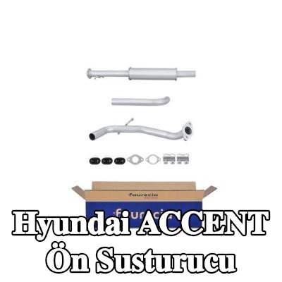 HELLA Ön susturucu Ön, montaj parçaları ile — Hyundai Accent