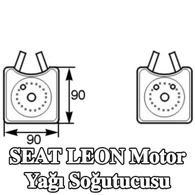 MAHLE Conta halkası ile motor yağı soğutucusu — 2001 SEAT Leon