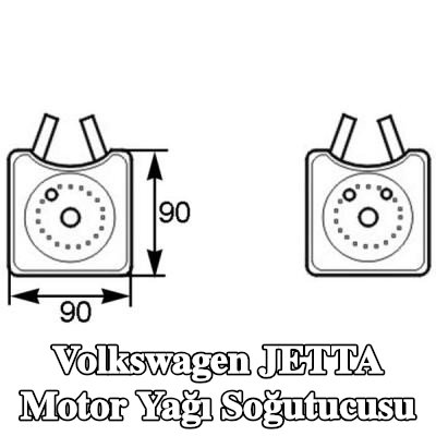 MAHLE Conta halkası ile motor yağı soğutucusu — 2004 Volkswagen Jetta