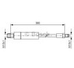 BOSCH Fren hortumu 300mm — 2002 BMW 7 Series (5)