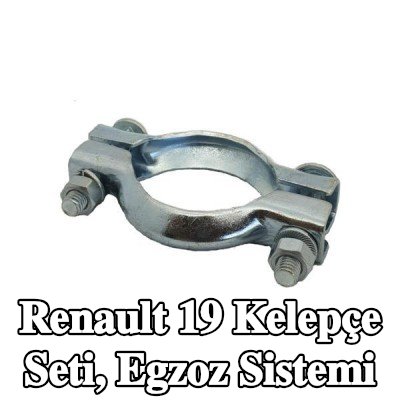PLANET TECH Kelepçe Seti, egzoz sistemi — 1998 Renault 19