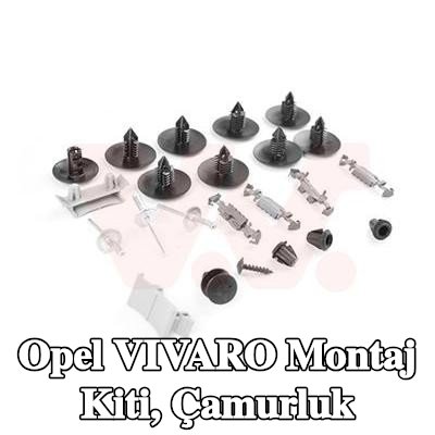 VAN WEZEL Montaj Kiti, çamurluk — 2016 Opel Vivaro