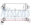 NISSENS Hızlı bağlantı parçası olmayan Intercooler, Sol konektör, açılı, Sağ konektör, açılı — 2016 Ford Tourneo Custom (5)