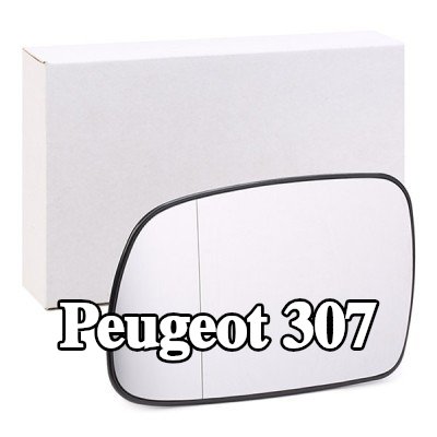 ALKAR زجاج المرآة الجانبية اليسرى — Peugeot 307